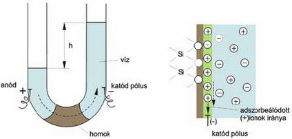 Az elektroozmotikus vízáramlás hatásmechanizmusa